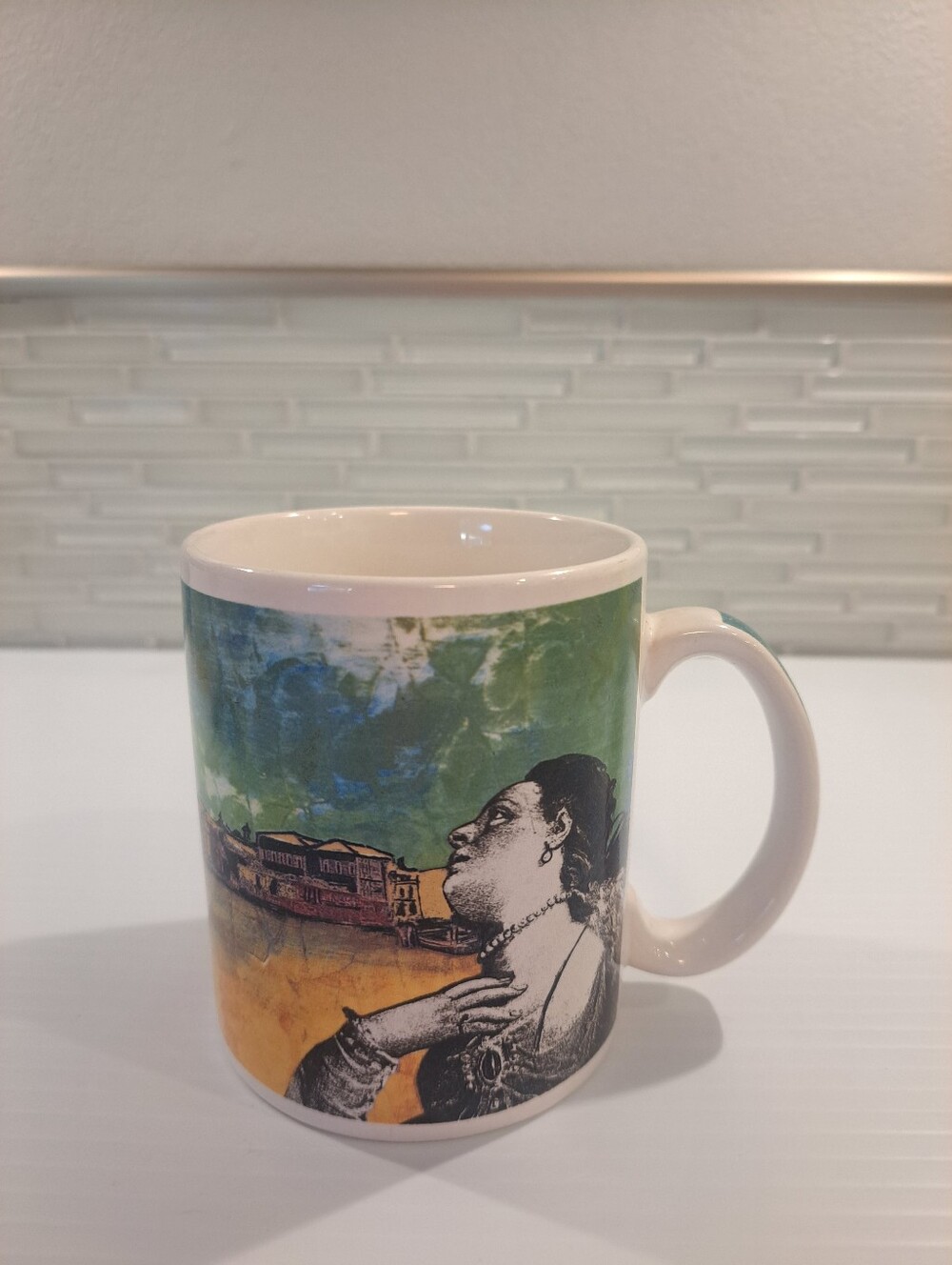 Buon Giorno Coffee Cup, Shelly Masters Coffee Mug, Fine Art Rome Italy - Picture 1 of 9